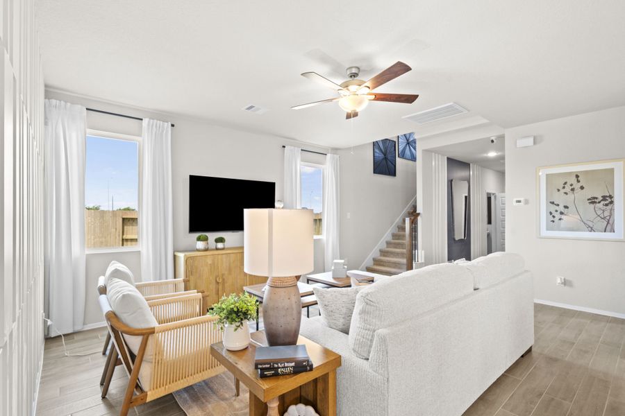 Furnished interior in a model home at Azalea in Pattison (Image 37). Furnished interior in a model home at Azalea in Pattison (Image 37).