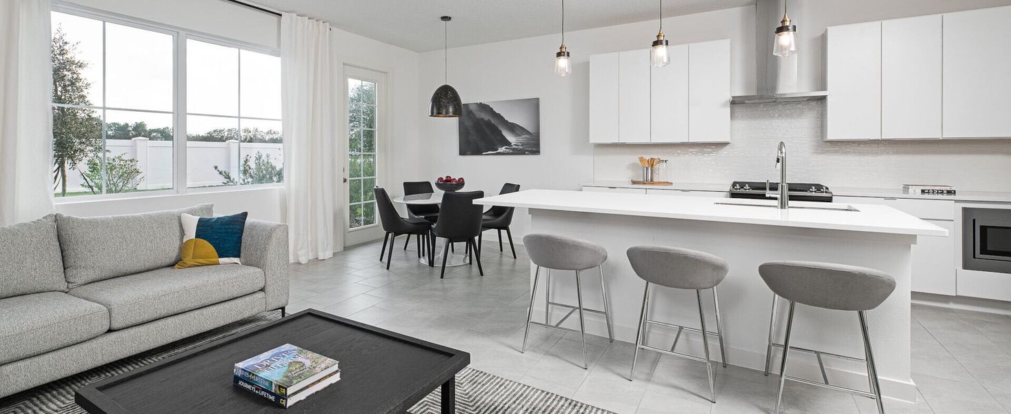 Furnished interior in a model home at The Enclaves at Festival Cove in Davenport (Image 23).