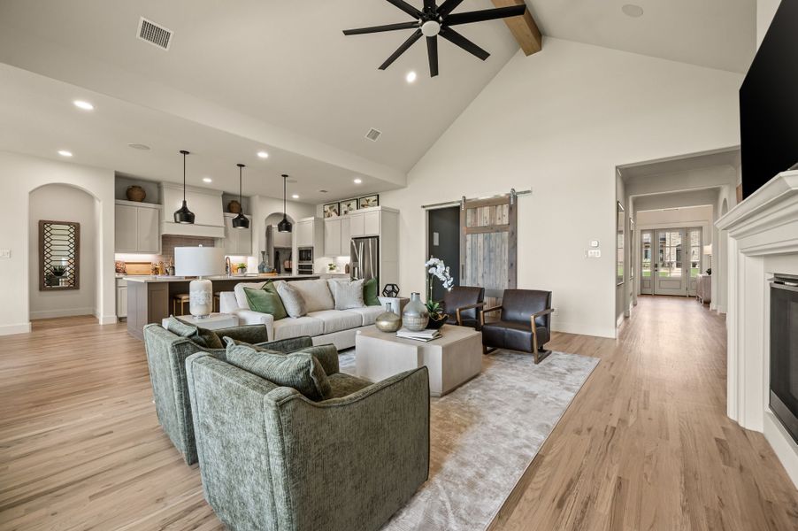 Furnished interior in a model home at NorthGlen in Haslet (Image 14). Furnished interior in a model home at NorthGlen in Haslet (Image 14).