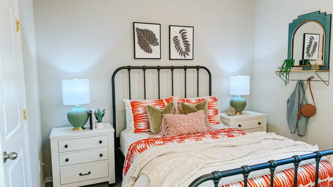 Furnished interior in a model home at Dowdy Ferry in Dallas (Image 6).