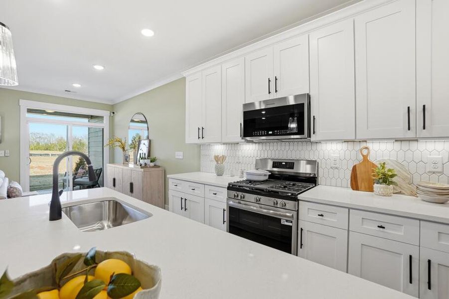 Furnished interior in a model home at Blythe Mill Townhomes in Waxhaw (Image 41). Furnished interior in a model home at Blythe Mill Townhomes in Waxhaw (Image 41).