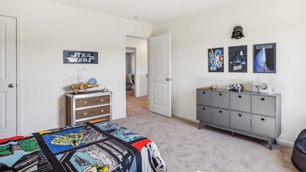 Furnished interior in a model home at Sharps Glen in Seymour (Image 15).