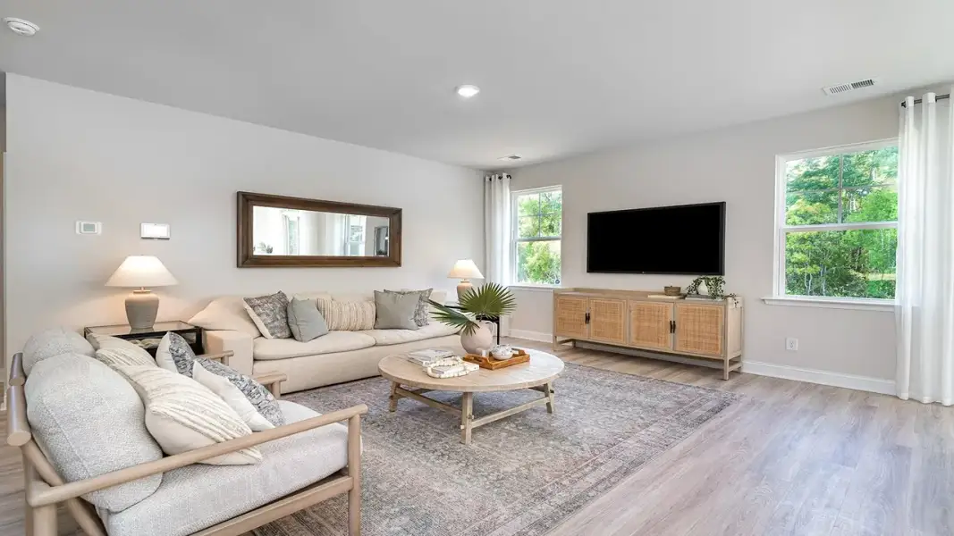 Furnished interior in a model home at Lorick Valley in Blythewood (Image 10).