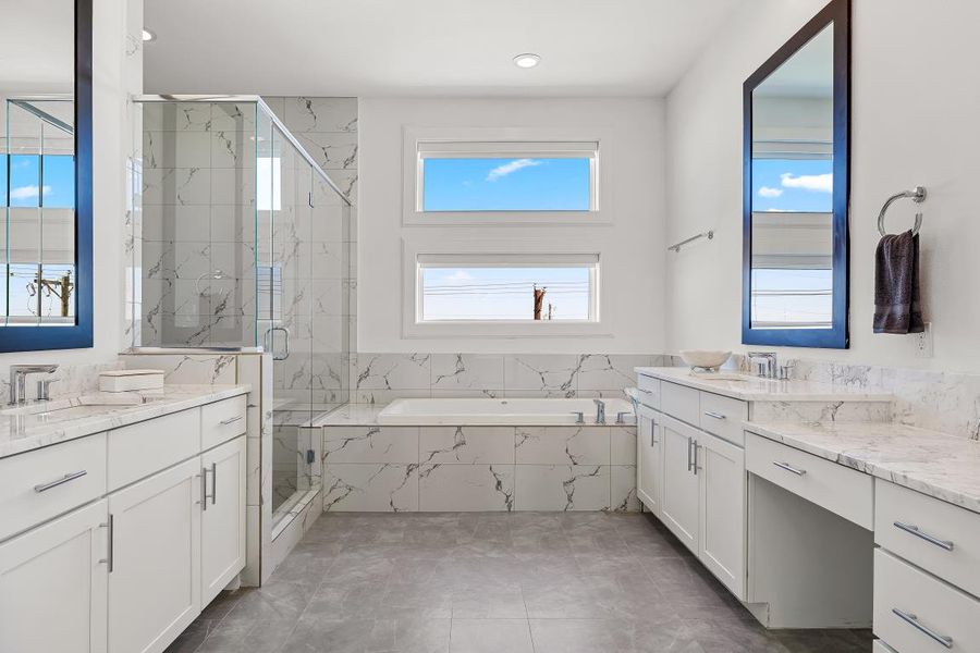 Furnished interior in a model home at Foundry Row in Dallas (Image 7). Furnished interior in a model home at Foundry Row in Dallas (Image 7).