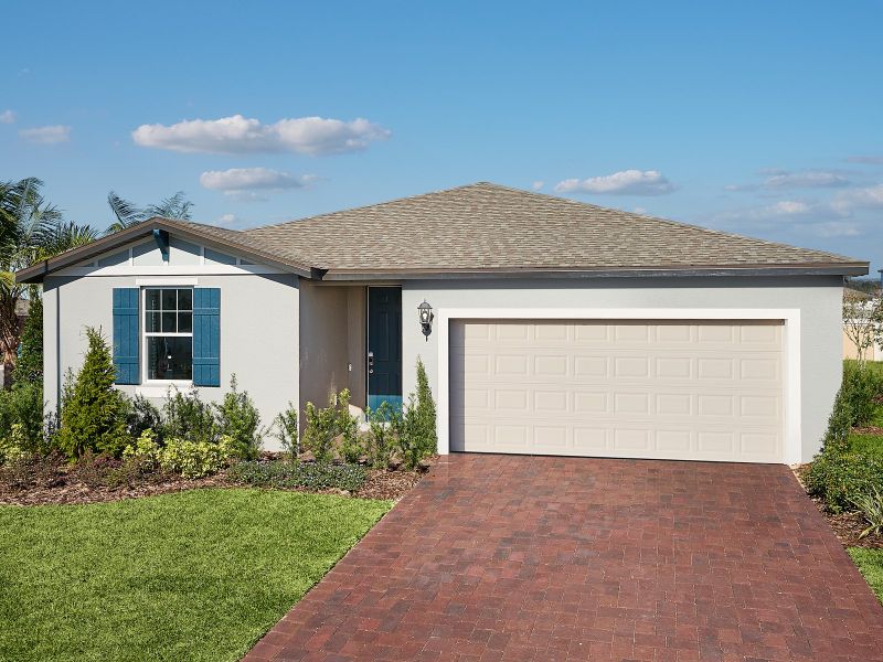 Exterior of Hibiscus floorplan modeled at Lawson Dunes