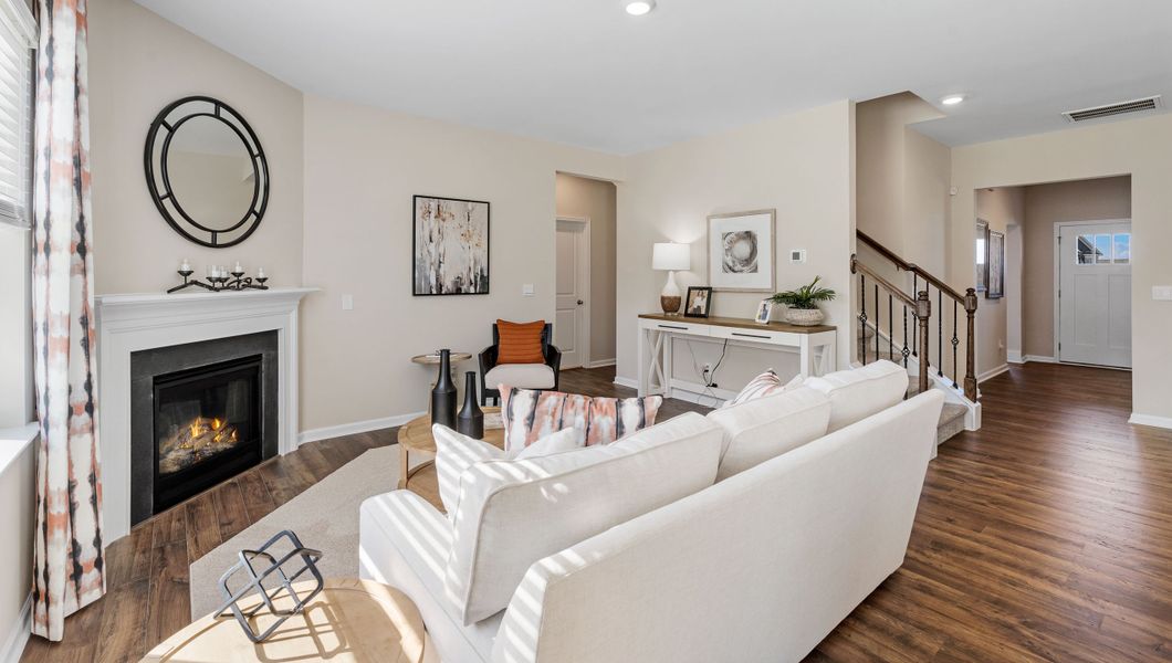 Furnished interior in a model home at Woodglen in Piedmont (Image 13).