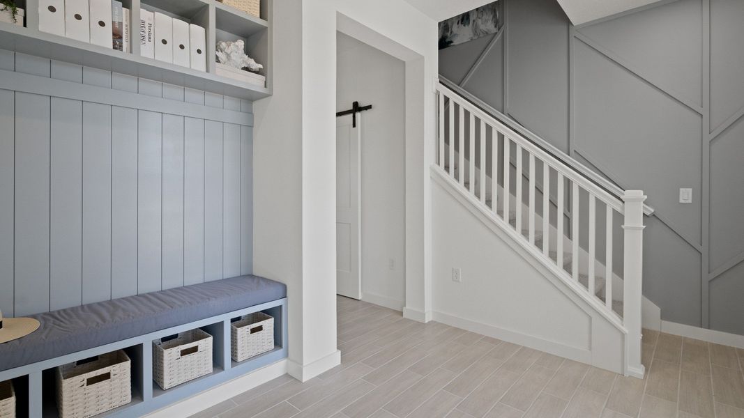 Trinity Place Mug Room with DRB homes