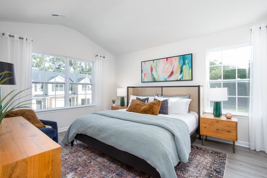 Furnished interior in a model home at Trinity Townes in Trinity (Image 11).