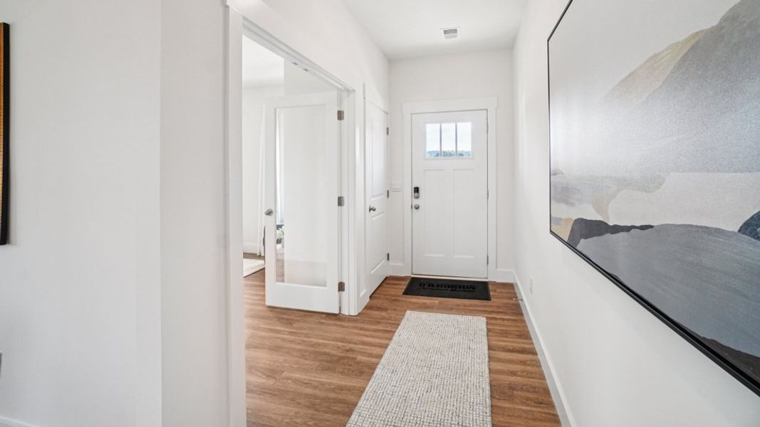 Furnished interior in a model home at Keebler Meadows in Johnson City (Image 23).