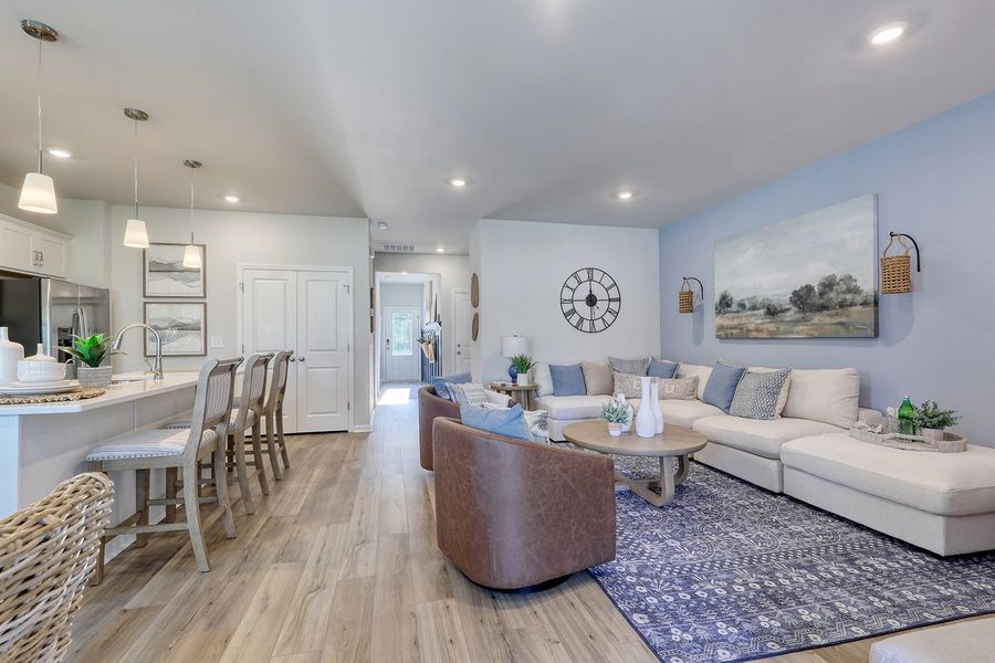 Lawrence | Great Room to Kitchen