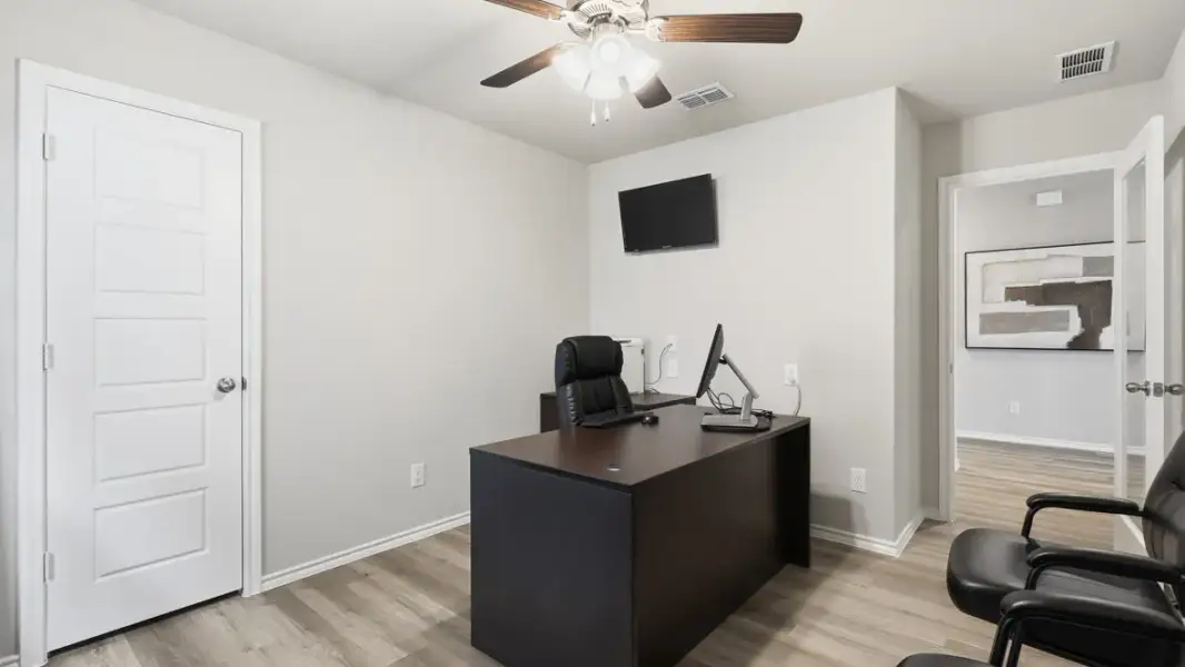 Furnished interior in a model home at Hadley Farms in Godley (Image 21).