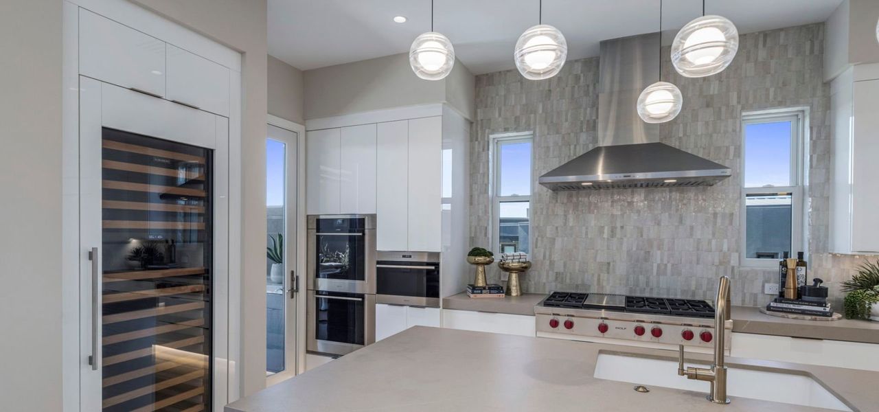 Furnished interior in a model home at The Retreat in Scottsdale (Image 24).