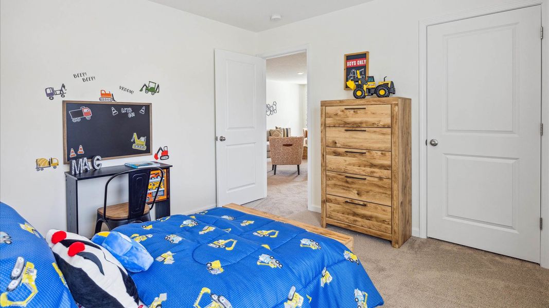 Furnished interior in a model home at Fieldcrest Acres in Blountville (Image 23).