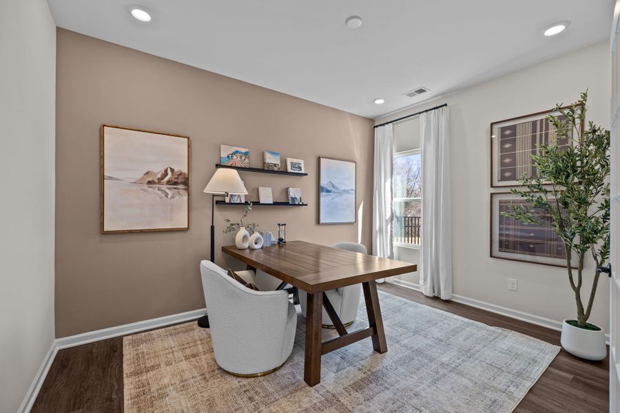 Furnished interior in a model home at Richburg Meadows in Richburg (Image 13).