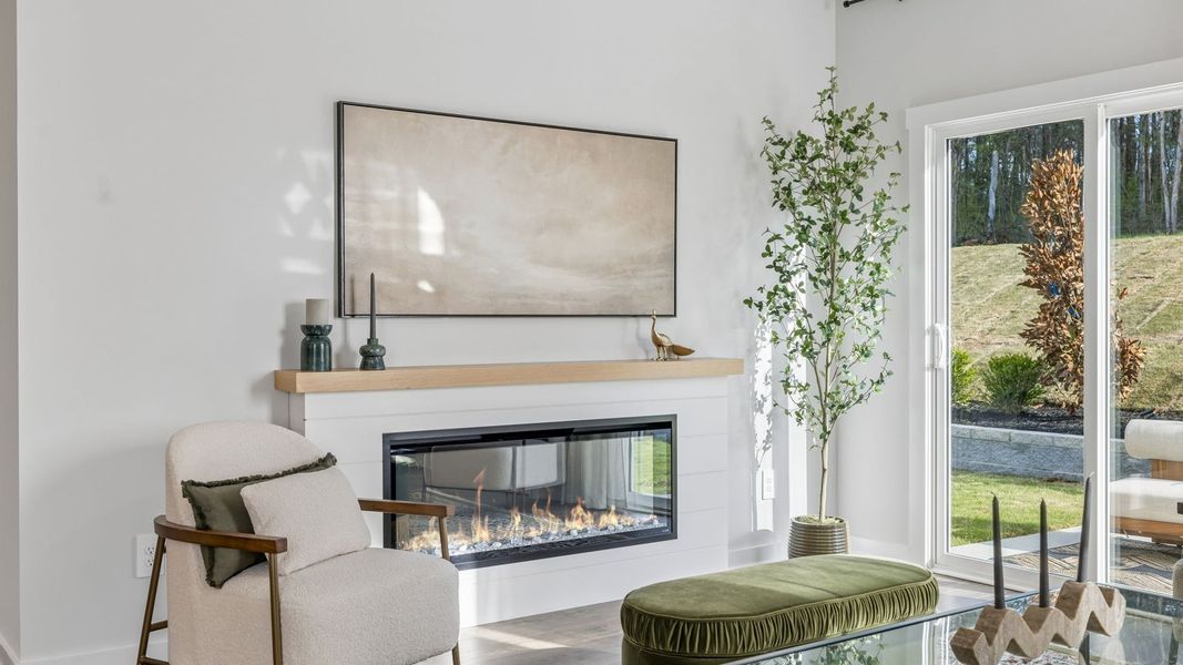 Furnished interior in a model home at Reserve at Hickory Ridge in Columbia (Image 69).
