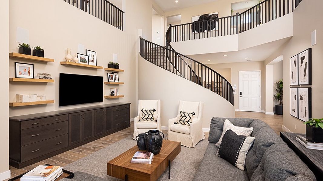 Furnished interior in a model home at Legado in Queen Creek (Image 5).