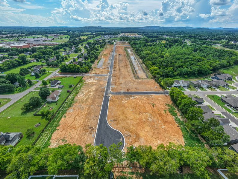 Site preparation and early development at Salem Oaks in Murfreesboro, TN (Image 1).