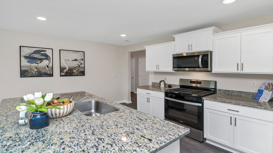 Furnished interior in a model home at Gates Village in Lugoff (Image 3).