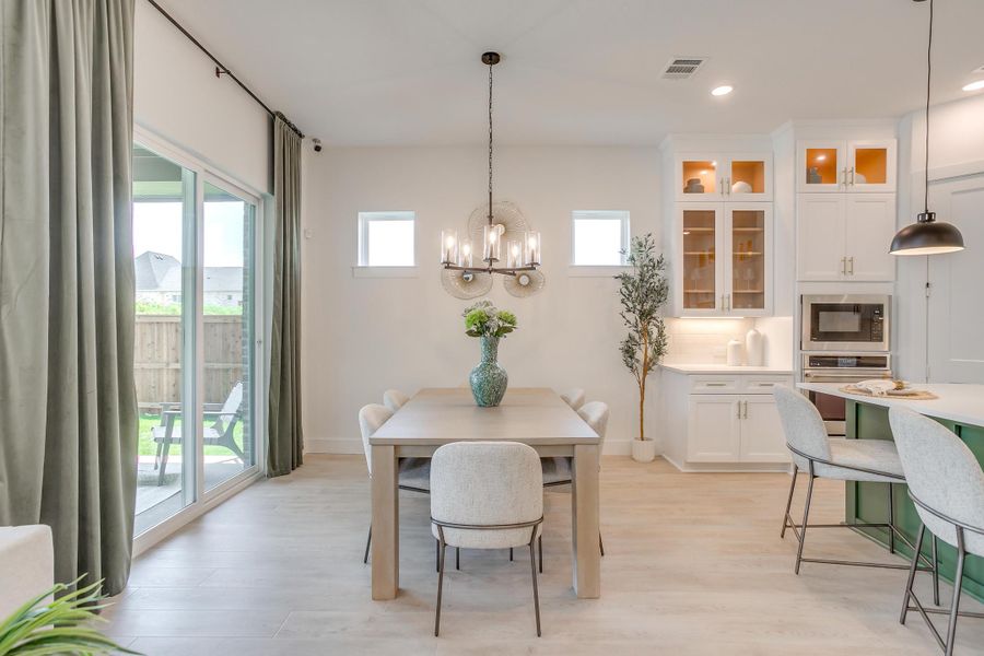 Furnished interior in a model home at Ten Mile Creek in Celina (Image 56).