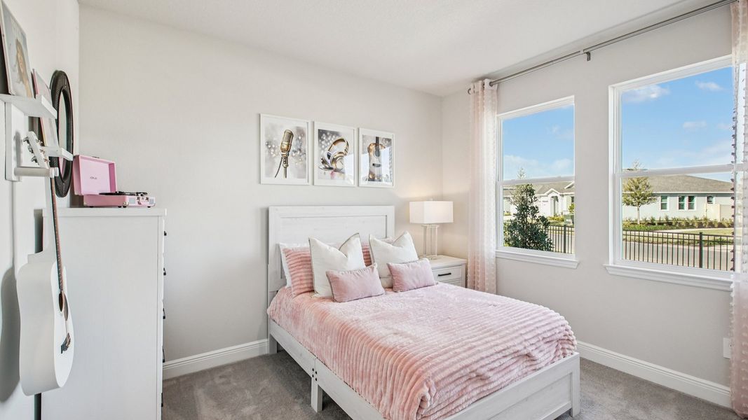 Furnished interior in a model home at Archer at Two Rivers in Zephyrhills (Image 26).