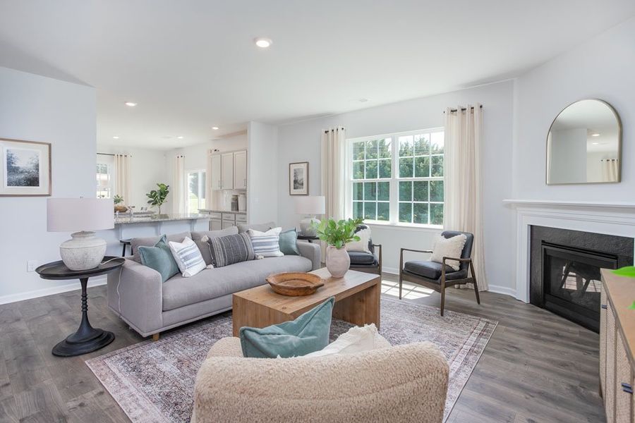 Furnished interior in a model home at Steeplegate Village in Trinity (Image 7).