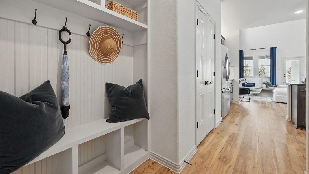 Furnished interior in a model home at Westridge Journey in McKinney (Image 17).