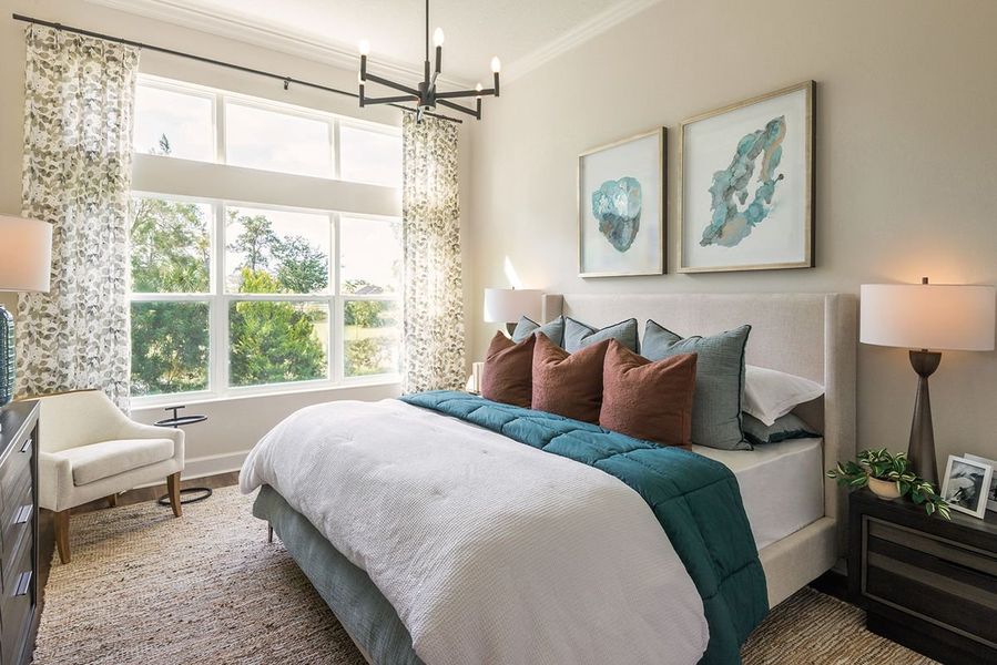Furnished interior in a model home at Tamarack at Two Rivers in Zephyrhills (Image 42).