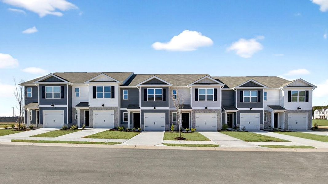 Front exterior of a home in the The Townes at Martin Farms community, located in Aberdeen, NC (Image 4).