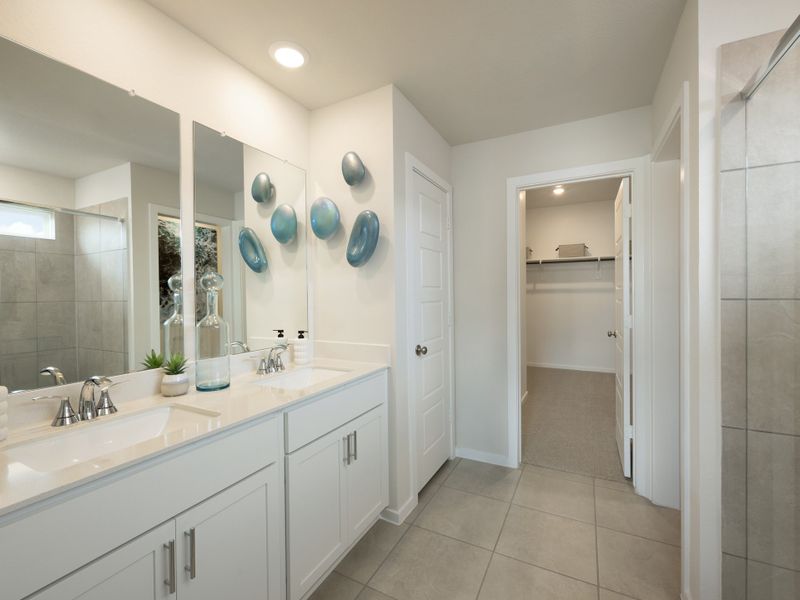 Furnished interior in a model home at Riviera Pines - Traditional Series in Huffman (Image 9).