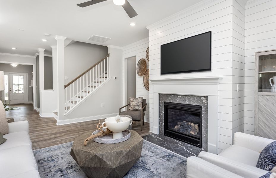 Open first floor living