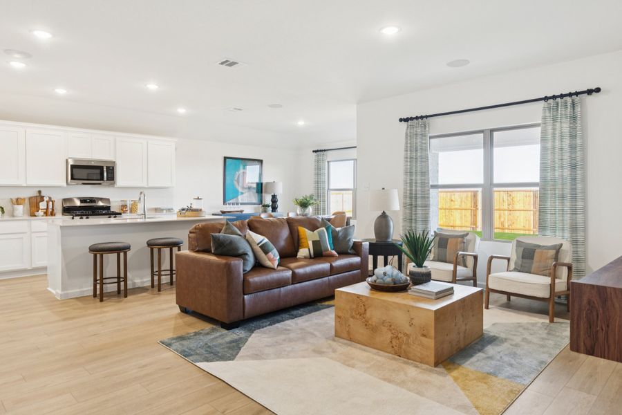 Furnished interior in a model home at Sunterra Lakes in Brookshire (Image 12). Furnished interior in a model home at Sunterra Lakes in Brookshire (Image 12).