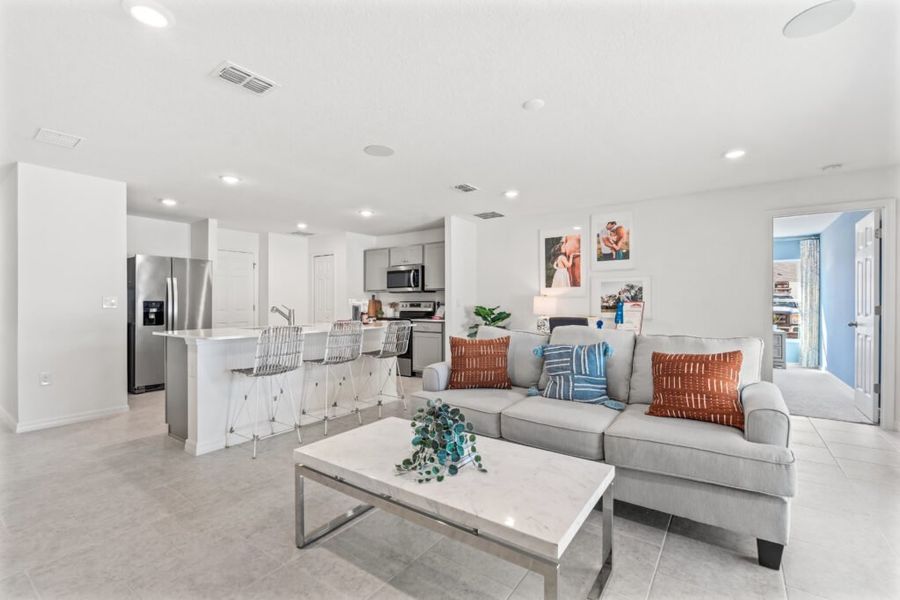 Furnished interior in a model home at Palm Bay in Palm Bay (Image 34).