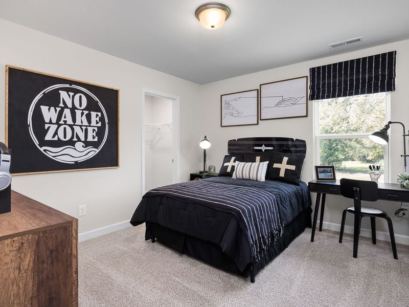 Furnished interior in a model home at Wellers Knoll in Lillington (Image 28).