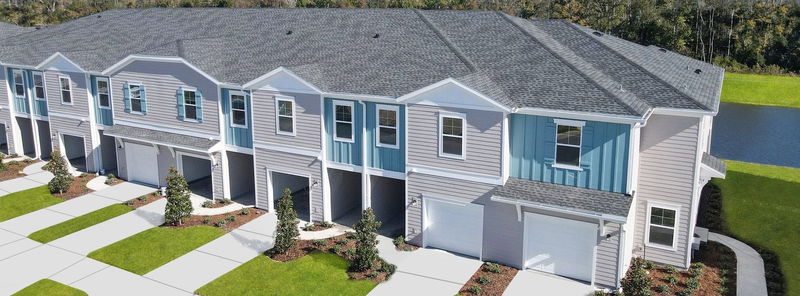 Aerial view of Townhomes