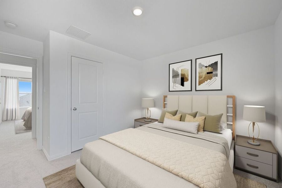 Furnished interior in a model home at Madero 50s in Fort Worth (Image 137).