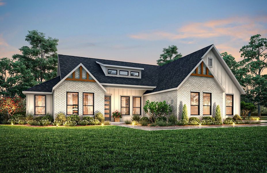 Front exterior of a home in the Estates of Palmer community, located in Waxahachie, TX (Image 1). Front exterior of a home in the Estates of Palmer community, located in Waxahachie, TX (Image 1).
