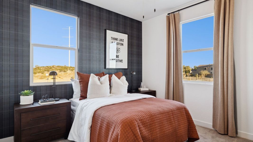 Furnished interior in a model home at The Ridge at Stone Butte in Phoenix (Image 27).