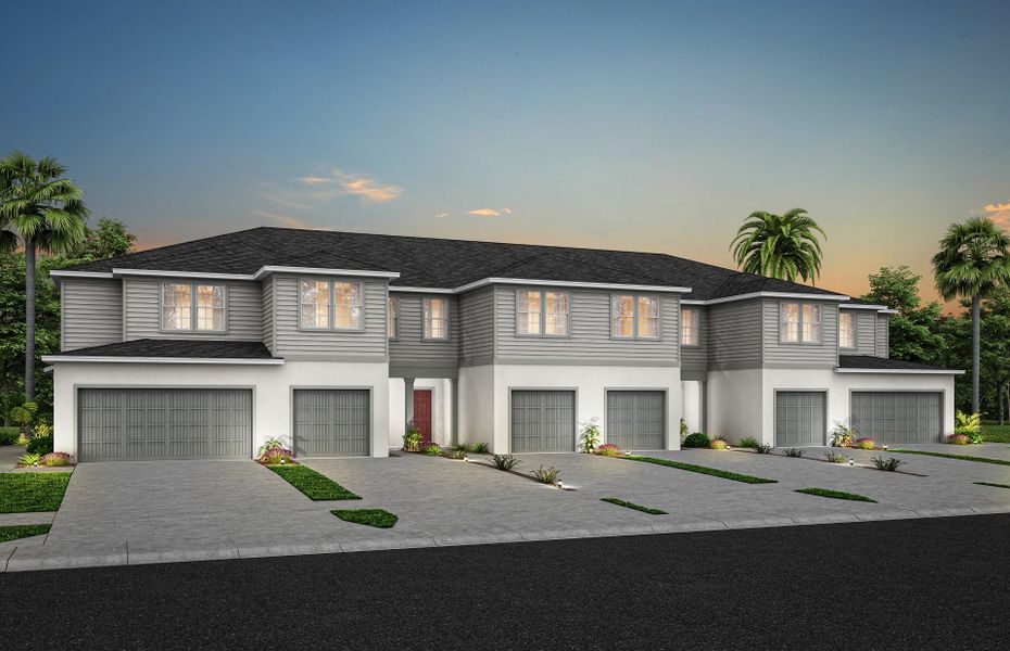 Conceptual Townhome Rendering