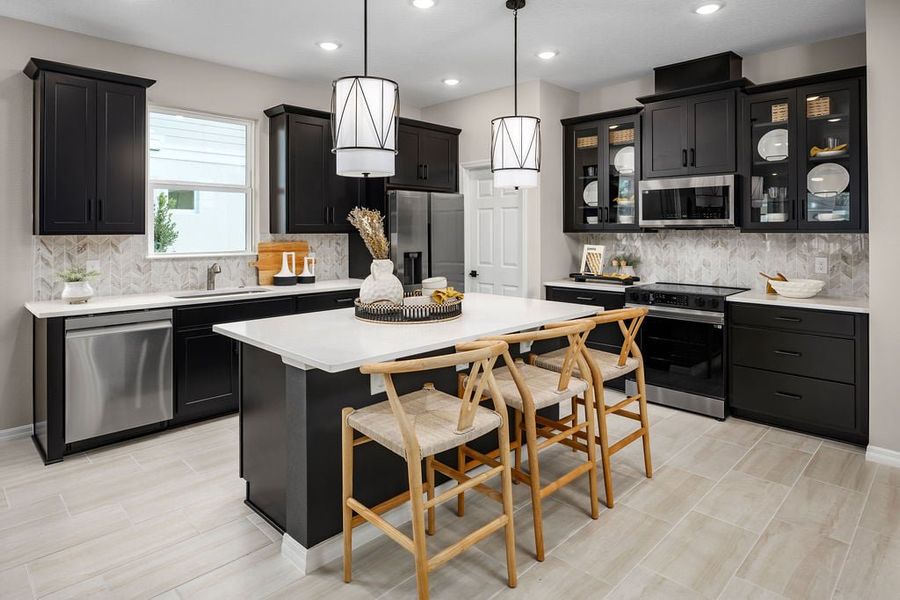 Furnished interior in a model home at Brack Ranch in St. Cloud (Image 4).