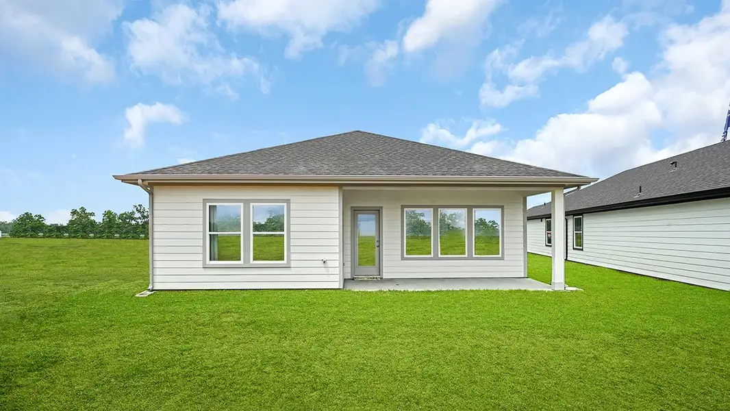 Front exterior of a home in the Sorrento community, located in Richmond, TX (Image 10).