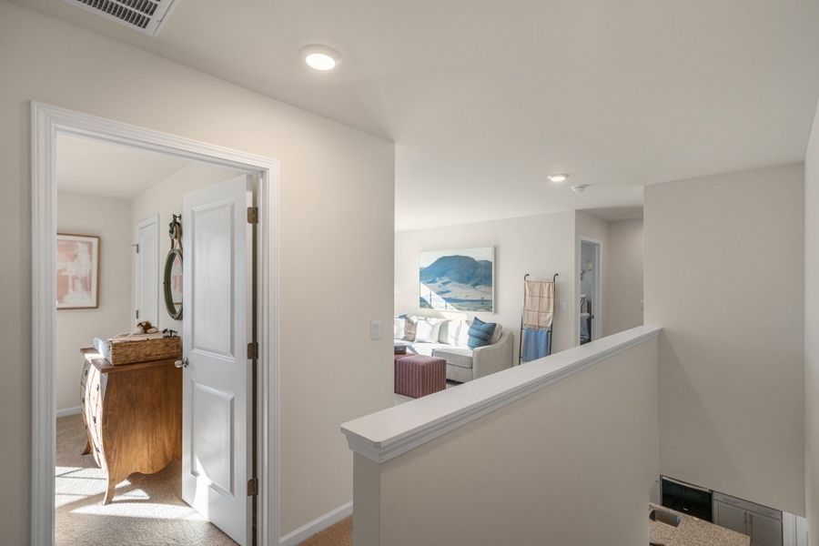 Furnished interior in a model home at Hoke Loop Ridge in Fayetteville (Image 13). Furnished interior in a model home at Hoke Loop Ridge in Fayetteville (Image 13).