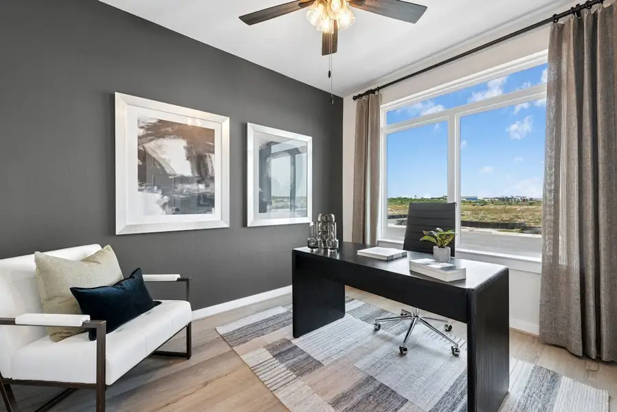 Furnished interior in a model home at Mayfair in New Braunfels (Image 10).