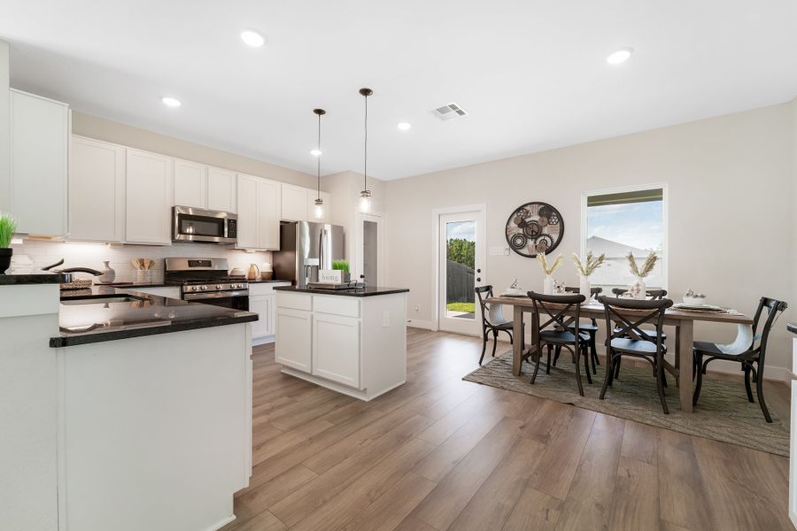 Furnished interior in a model home at Magnolia Springs in Montgomery (Image 30).