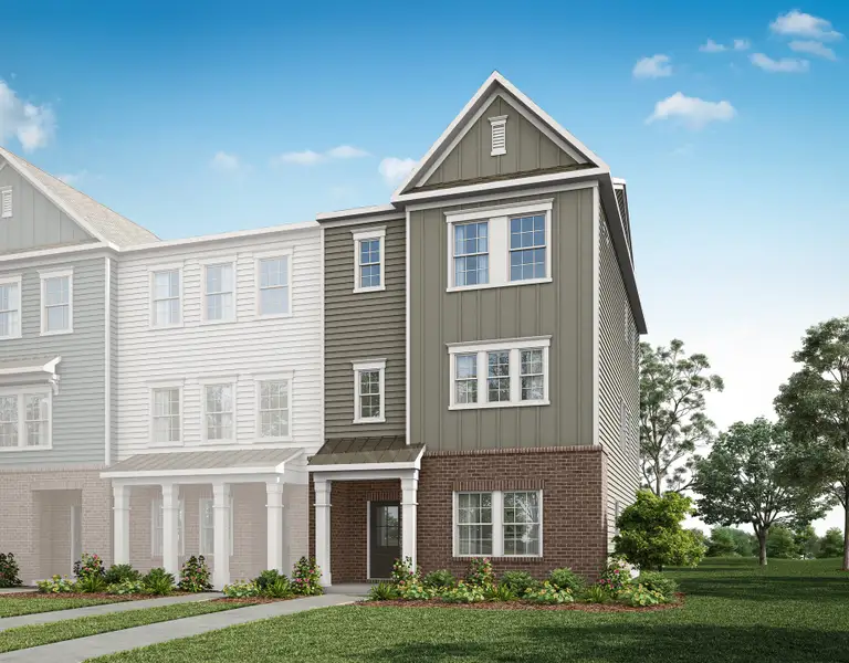 Front exterior of a home in the The Grove at Latta Park community, located in Durham, NC (Image 3).