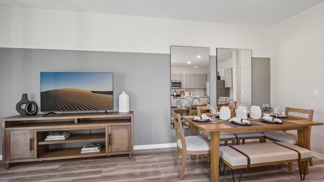 Furnished interior in a model home at Westwood in Land O' Lakes (Image 22).