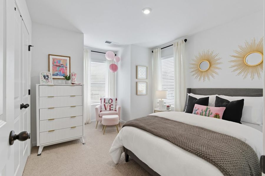 Furnished interior in a model home at Park Center Pointe in Austell (Image 37).