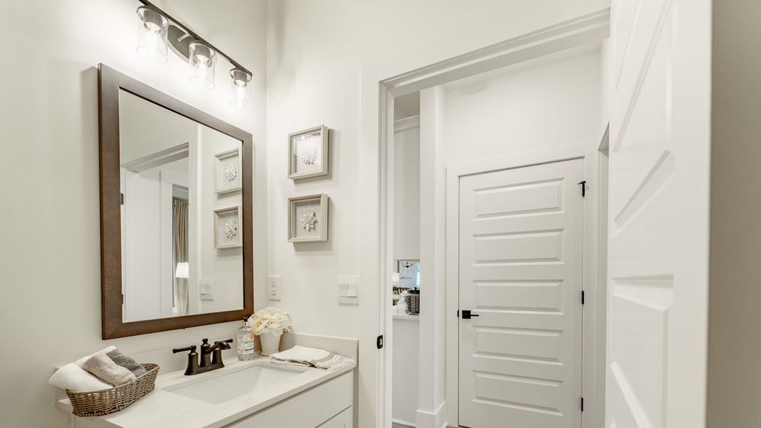 Furnished interior in a model home at The Village at Sandy Plains in Marietta (Image 28).