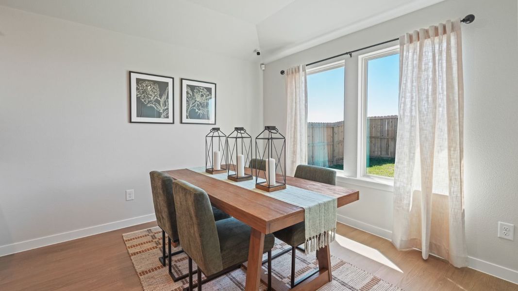Furnished interior in a model home at Portland Village in Portland (Image 10).