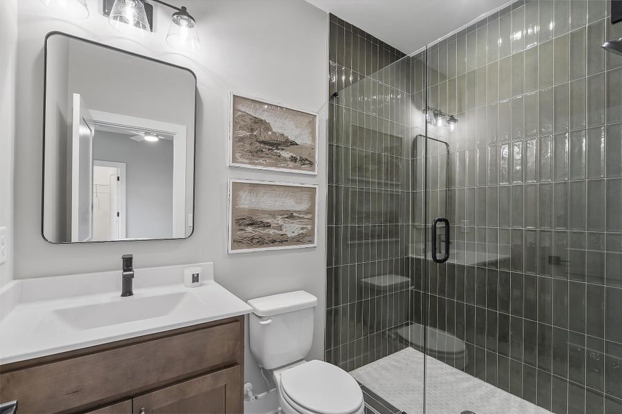 Furnished interior in a model home at Social Circle in Chattanooga (Image 30).