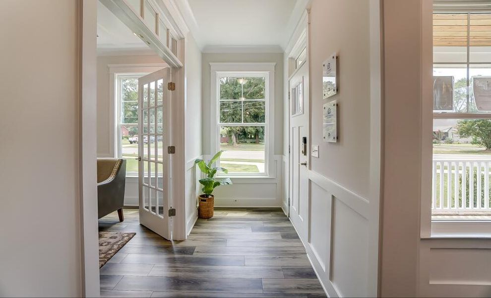 Furnished interior in a model home at Colleton Park in Aiken (Image 8).
